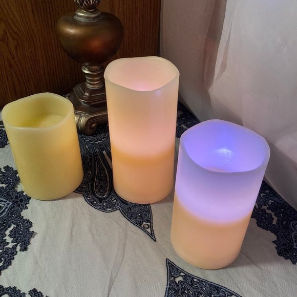 glow candles (3) with remote - Picture 7 of 13